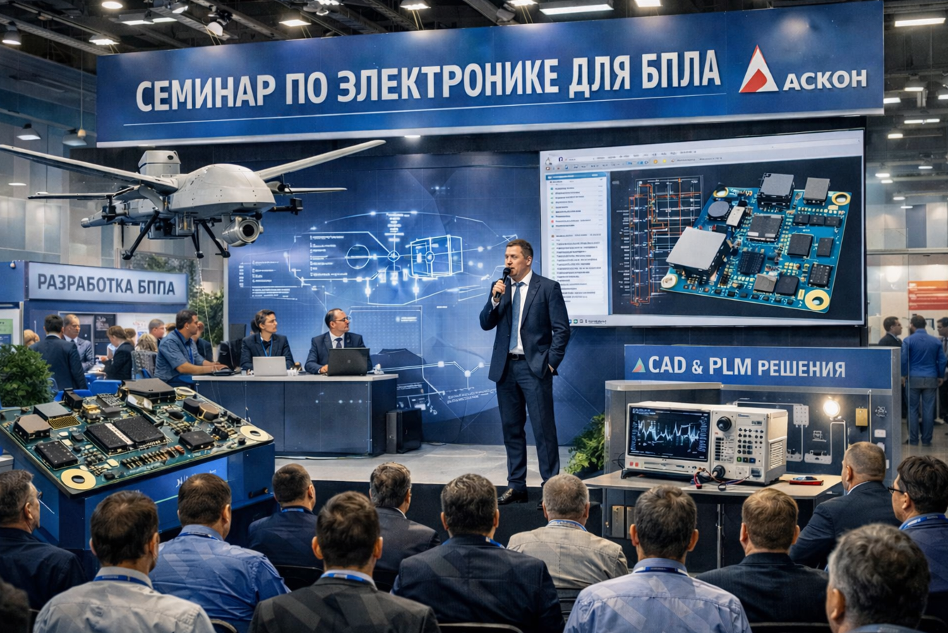 АСКОН собирает ведущих разработчиков на масштабный семинар по электронике для БПЛА