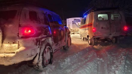 Крымские спасатели вызволили автомобиль из-под снежного заноса на Караби-яйле