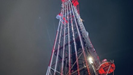Симферопольская телебашня раскрасит Новый год