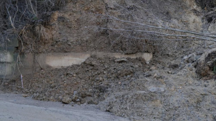 В Ялте зафиксирован оползень: причины и последствия
