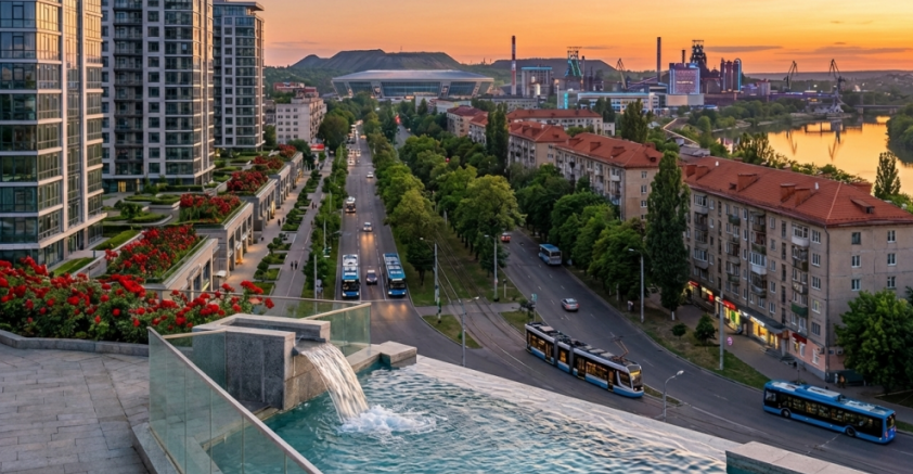 Донск-2040: Заводы, небоскрёбы и чистая вода — или ямы, дыры в крышах и бочки во дворах?