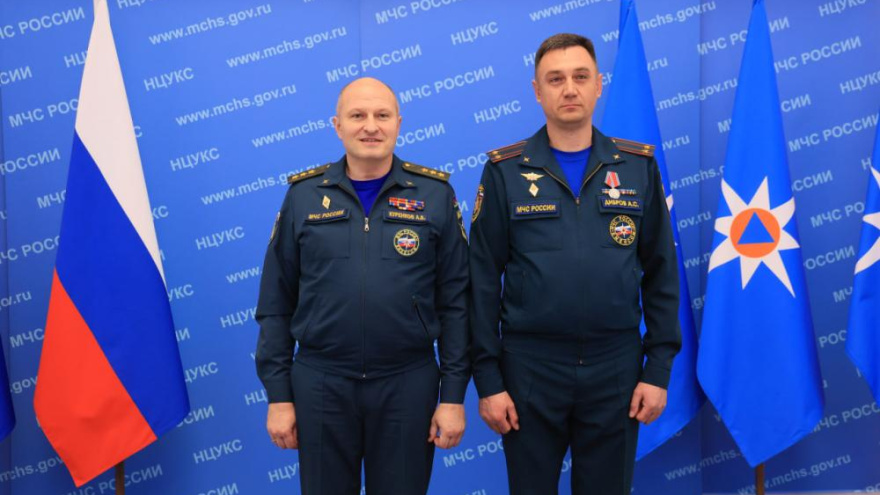 Крымские спасатели отмечены государственными наградами